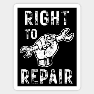 Right to Repair Fist with Wrench Sticker